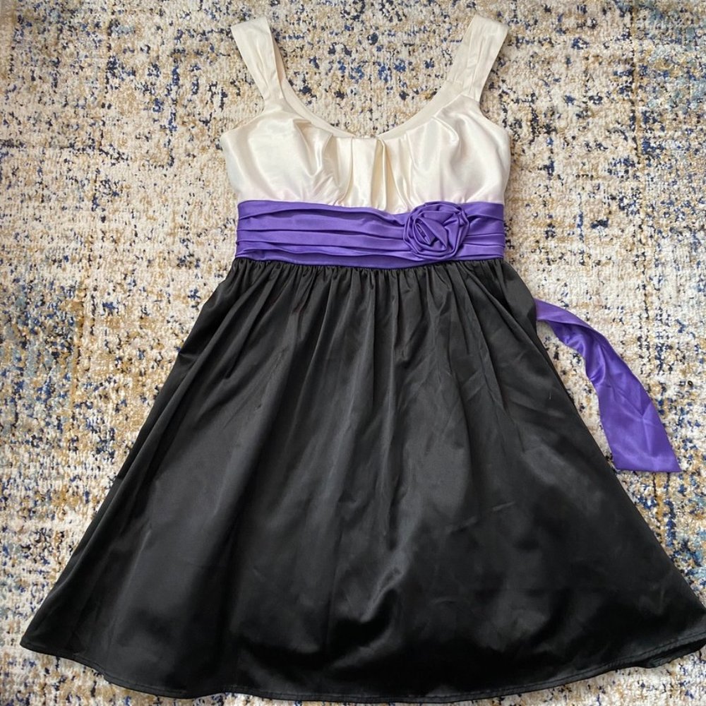City Triangles Black A Line Party Dress | Size 5 Juniors
